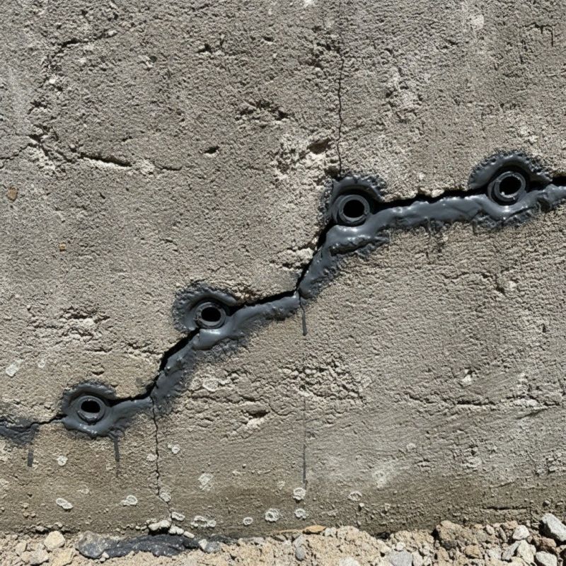 Basement Crack Repair in Williamsburg, VA