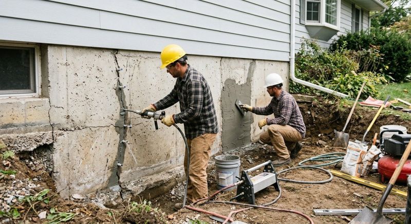 Basement Foundation Repair in Cobbs Creek, VA