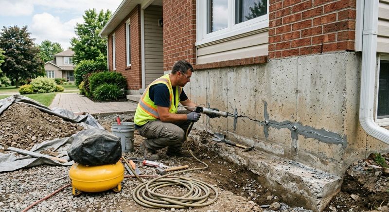 Basement Foundation Repair in Hampton, VA