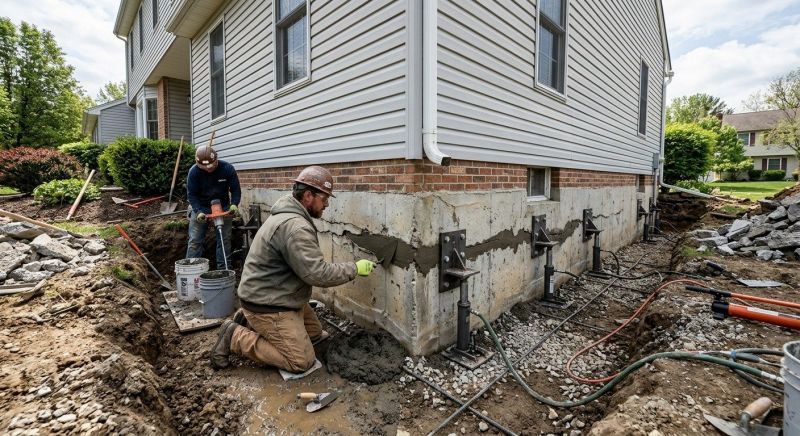 Basement Foundation Repair in Surry, VA