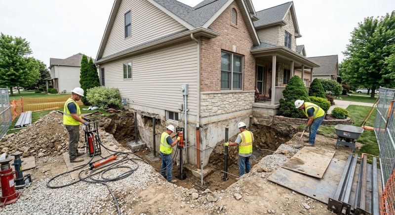 Building Foundation Repair in Cardinal, VA