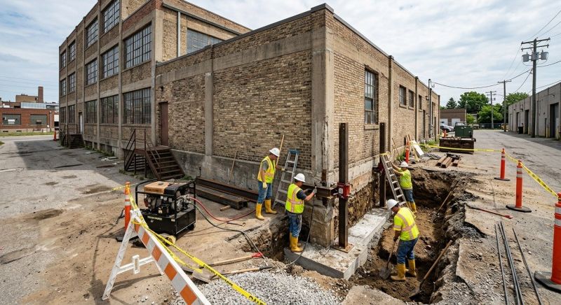 Building Foundation Repair in Mascot, VA