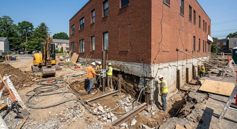 Building Foundation Repair in Newport News, VA