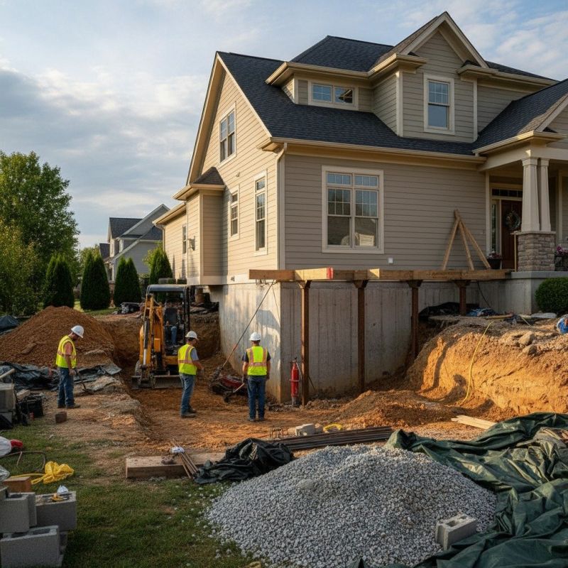 Building Foundation Repair in Surry County, VA