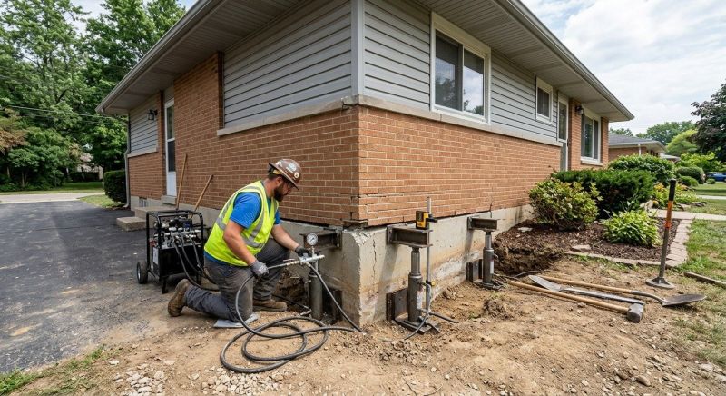 Concrete Foundation Leveling in Lanexa, VA