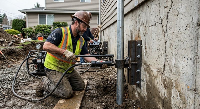 Concrete Foundation Leveling in Newport News, VA