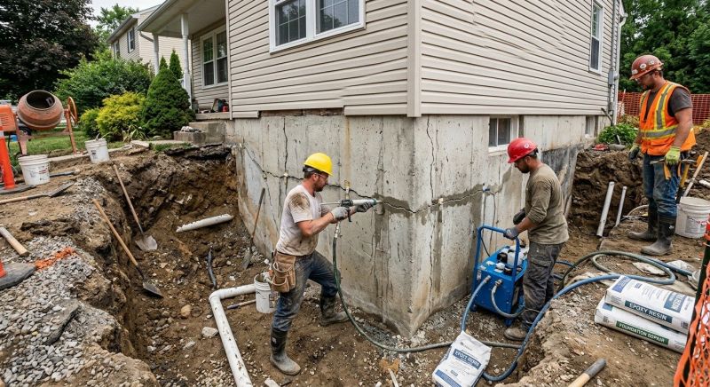 Concrete Foundation Repair in Lanexa, VA