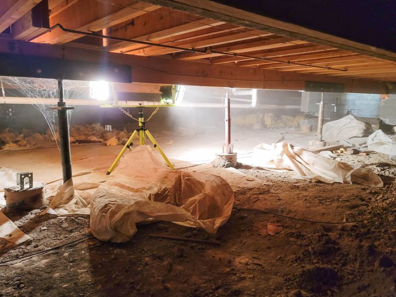 Crawl Space Leveling in Williamsburg, VA