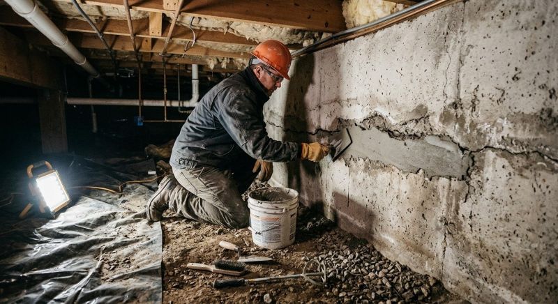 Crawlspace Foundation Repair in Hampton, VA