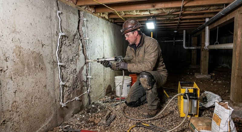 Crawlspace Foundation Repair in Hampton, VA