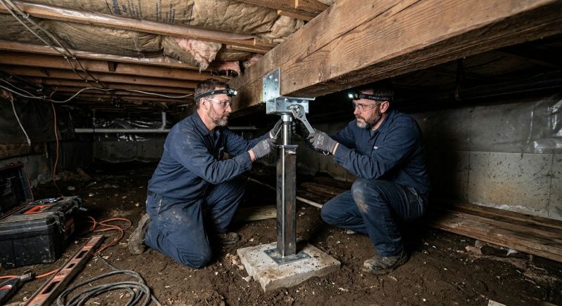 Crawlspace Foundation Repair in Lanexa, VA