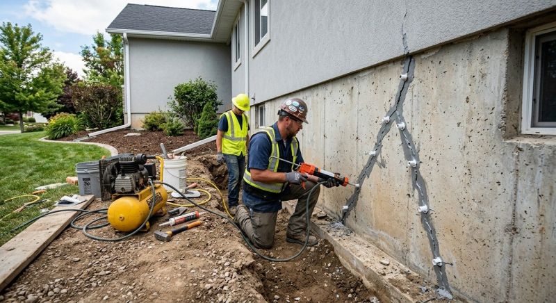 Foundation Crack Repair in Carrollton, VA