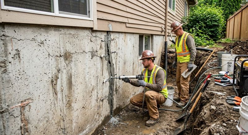 Foundation Cracks Repair in Williamsburg, VA
