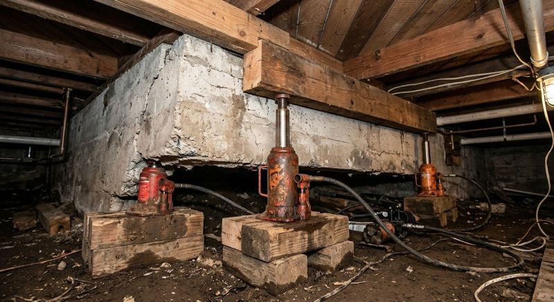 Foundation Jacking in Cardinal, VA