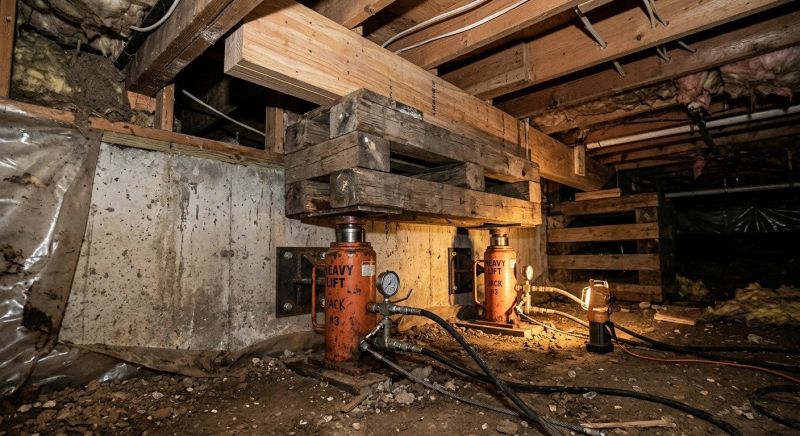 Foundation Jacking in Charles City, VA