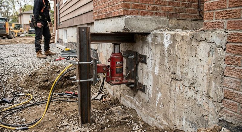 Foundation Jacking in Cobbs Creek, VA