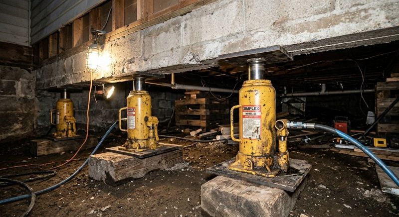 Foundation Jacking in Mathews, VA