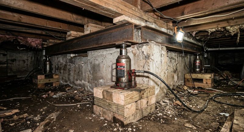 Foundation Jacking in Mathews, VA