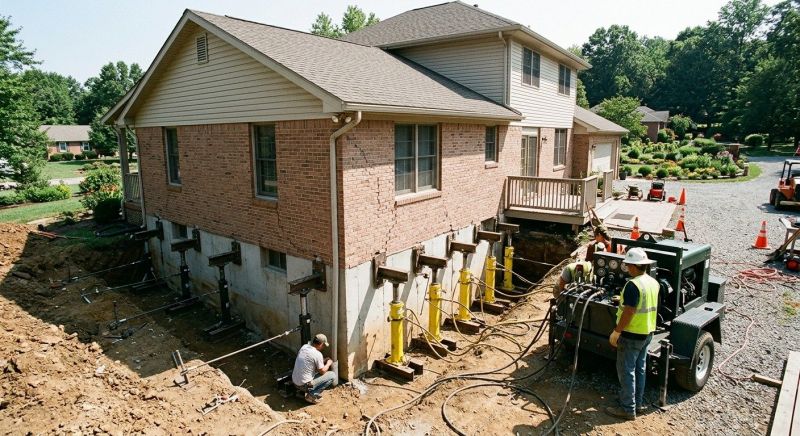 Foundation Jacking in Poquoson, VA