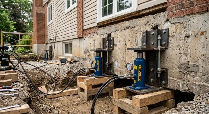 Foundation Jacking in Poquoson, VA