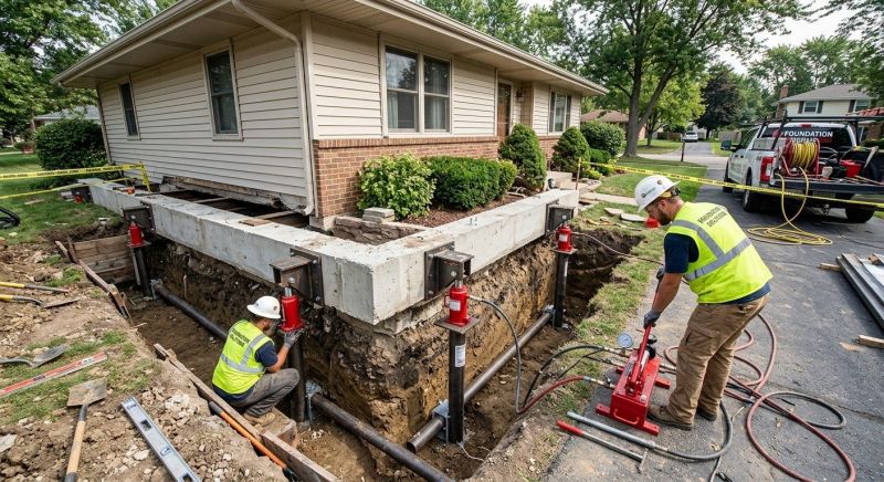 Foundation Jacking in Surry County, VA