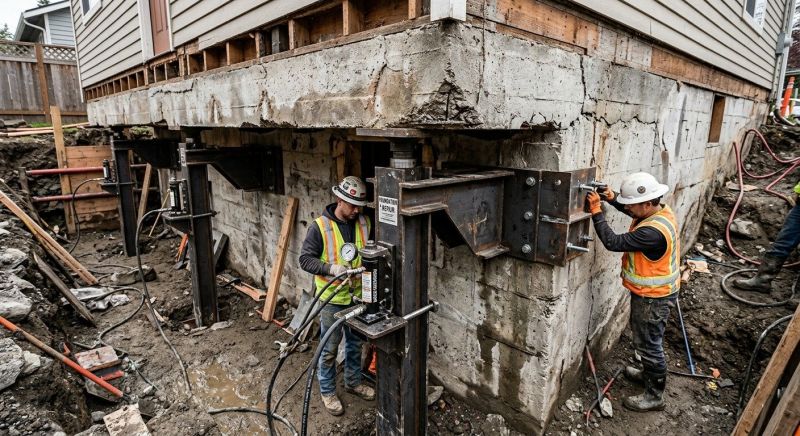 Foundation Lifting in Hampton, VA