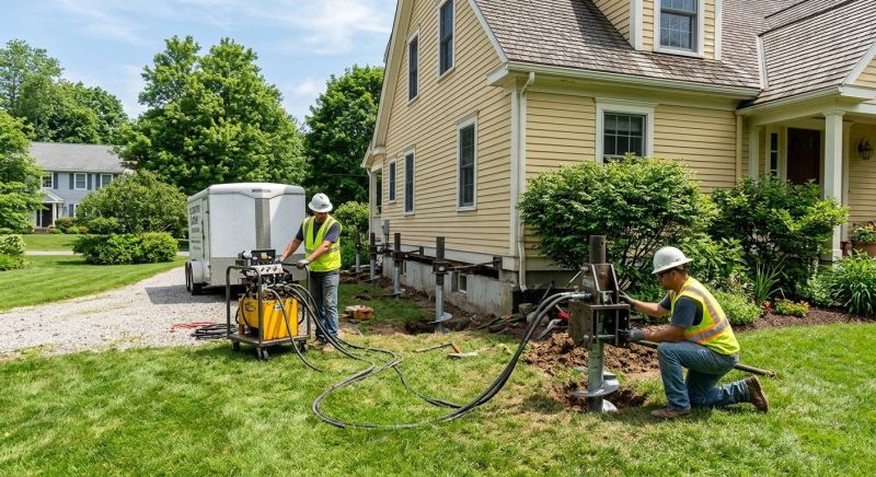 Foundation Lifting in James City County, VA
