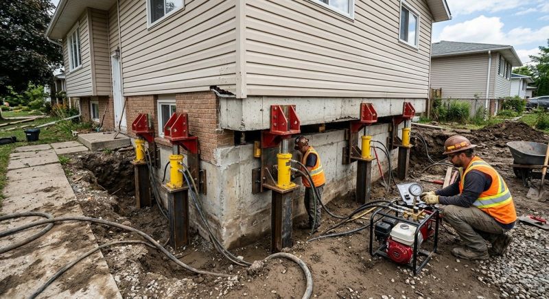 Foundation Lifting in Smithfield, VA