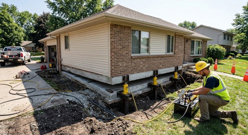 Foundation Lifting in Surry County, VA