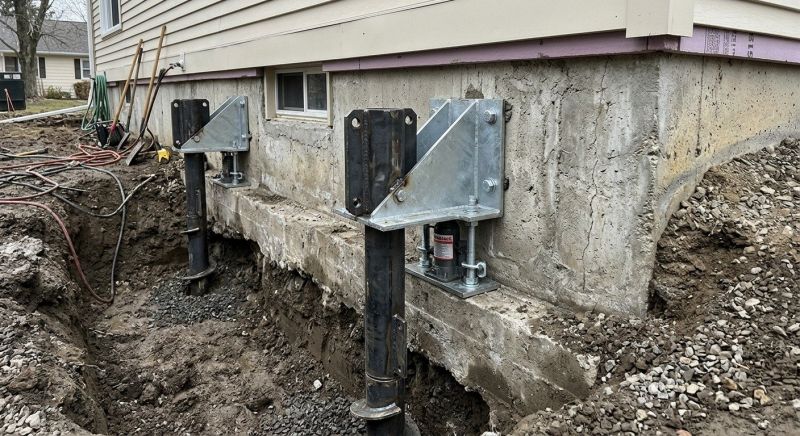 Foundation Pier Leveling in Williamsburg, VA