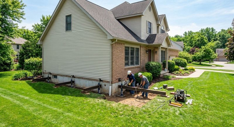 Foundation Releveling in Williamsburg, VA
