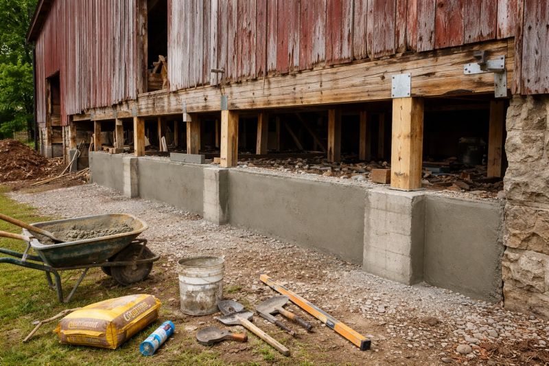 Foundation Renovation in Williamsburg, VA