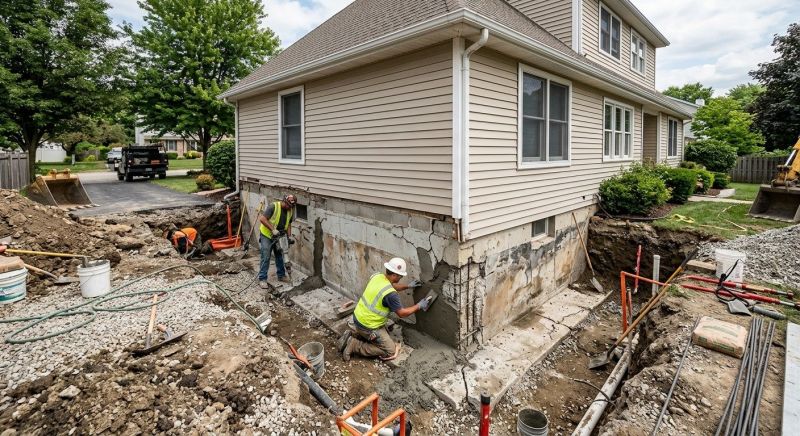 Foundation Restoration in Williamsburg, VA