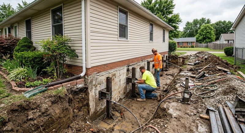 Foundation Stabilizing in Cobbs Creek, VA