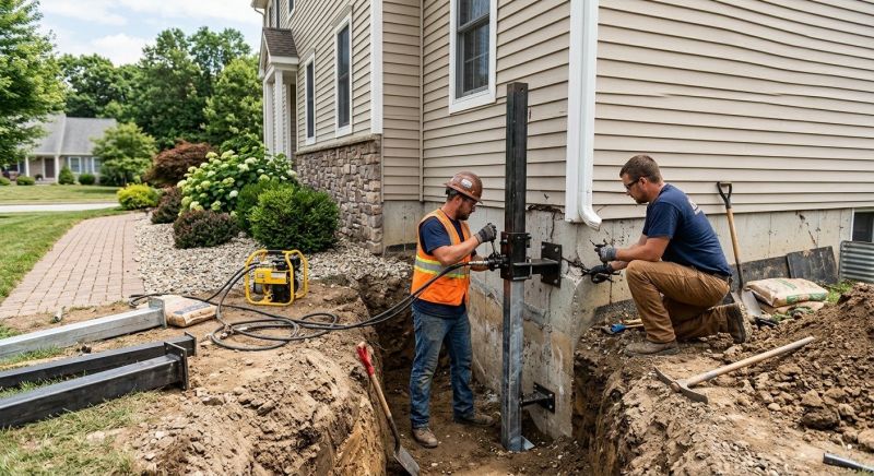 Foundation Stabilizing in Hampton, VA