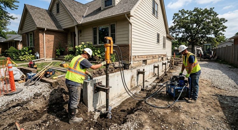 Foundation Stabilizing in Williamsburg, VA