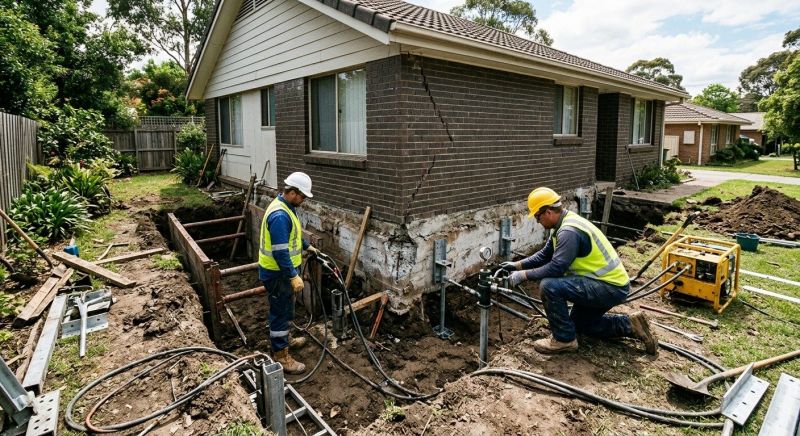 Foundation Stabilizing in Williamsburg, VA