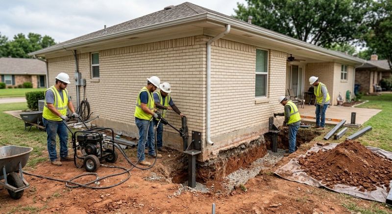 Foundation Stabilizing in Mascot, VA