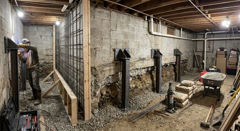 Foundation Stabilizing in Newport News, VA