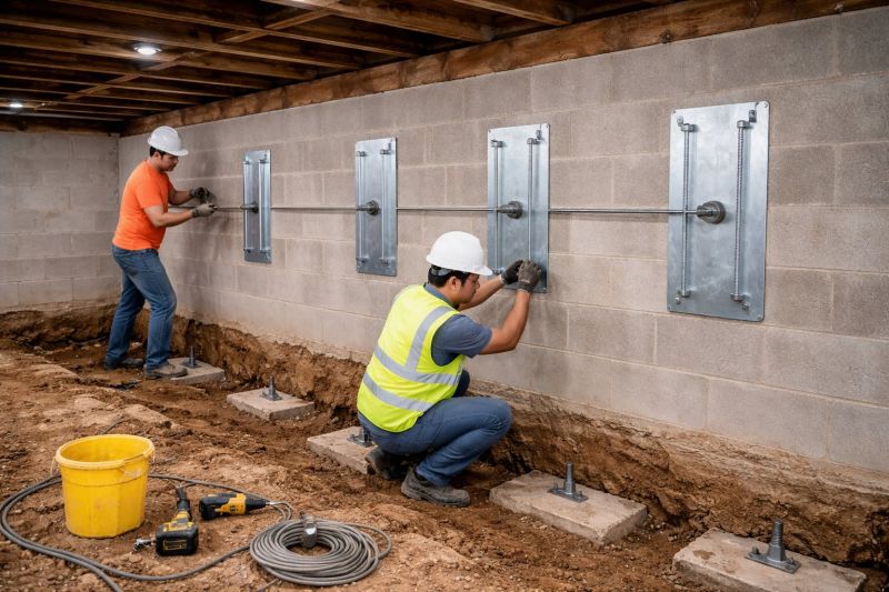 Foundation Stabilizing in Smithfield, VA