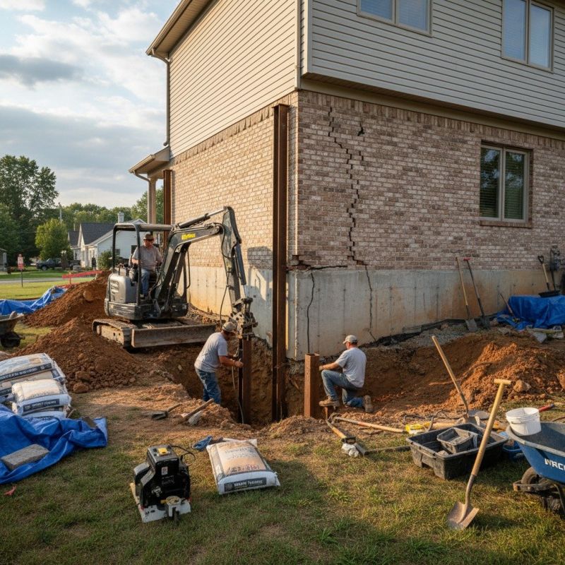 Foundation Structural Repair in Poquoson, VA
