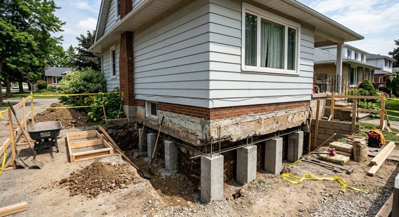 Foundation Underpinning in Williamsburg, VA