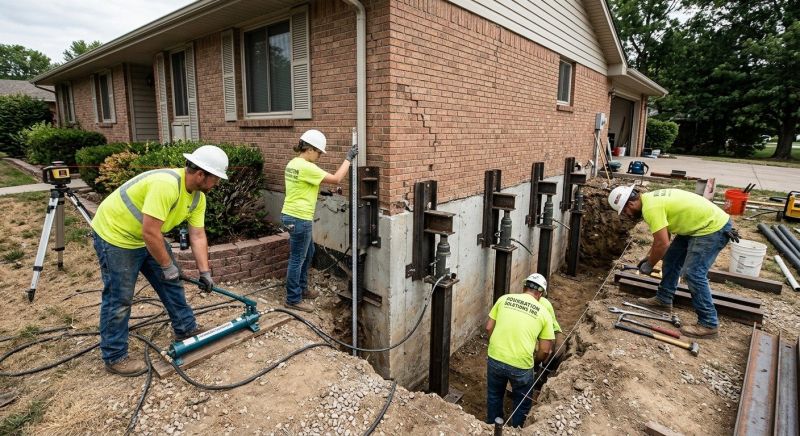 Home Foundation Leveling in Cardinal, VA