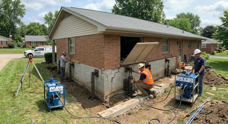Home Foundation Leveling in Charles City, VA