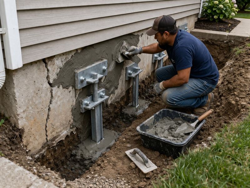 Home Foundation Repair in Surry, VA