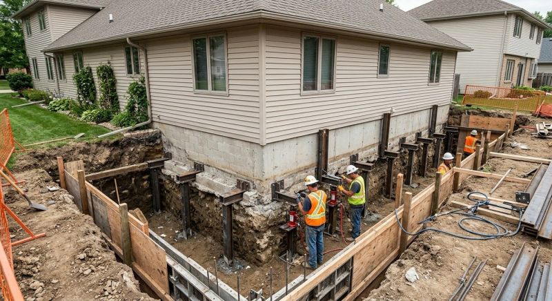House Underpinning in Williamsburg, VA