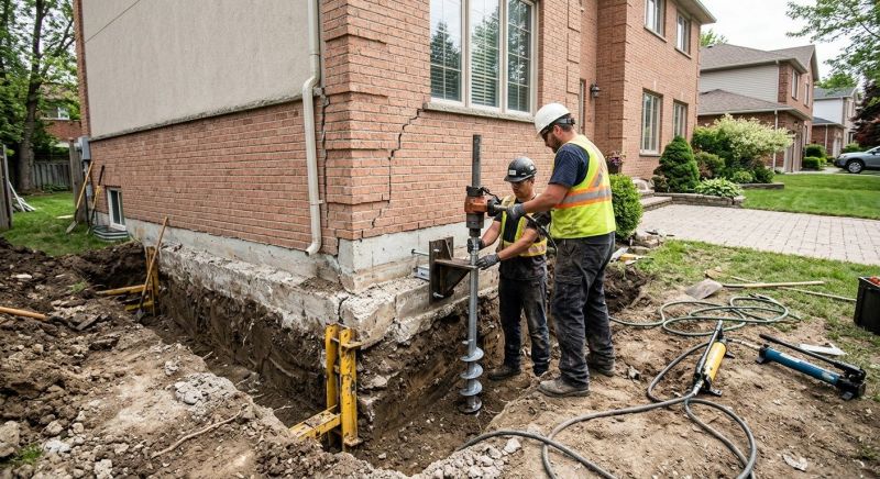 Sinking Foundation Repair in Charles City County, VA