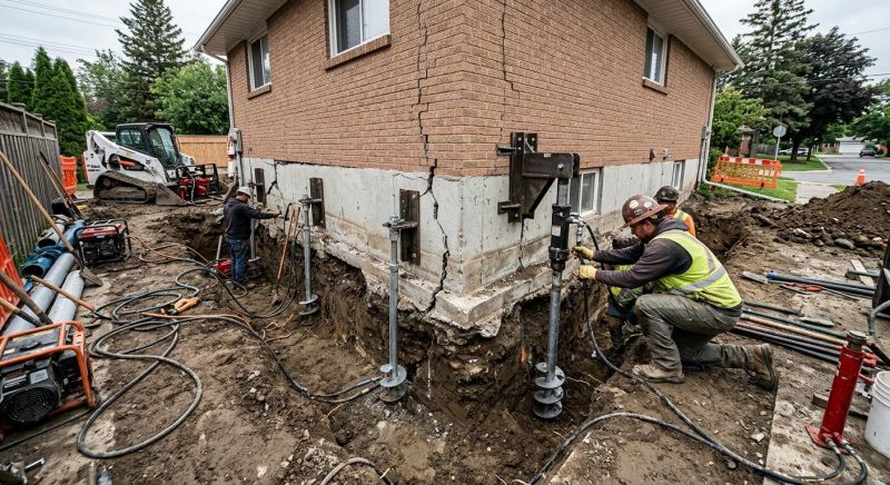 Sinking Foundation Repair in Mascot, VA