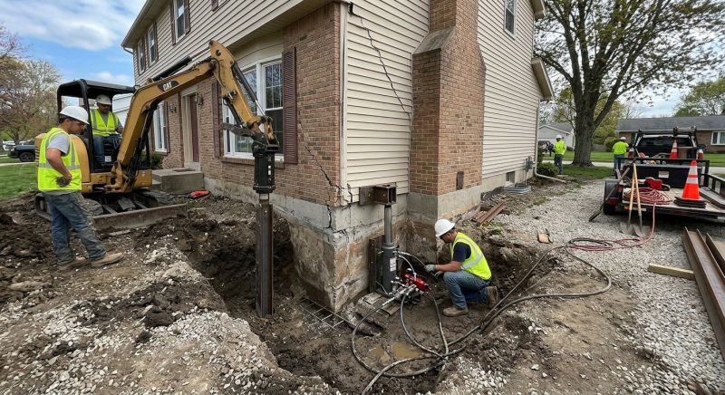 Sinking Foundation Repair in Smithfield, VA