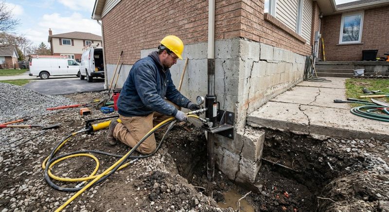 Sinking Foundation Repair in Surry, VA